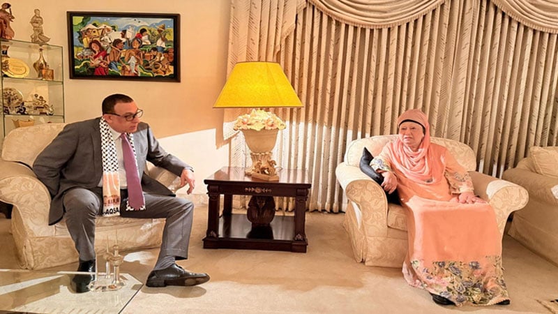 খালেদা জিয়ার সঙ্গে ফিলিস্তিনি রাষ্ট্রদূতের সাক্ষাৎ